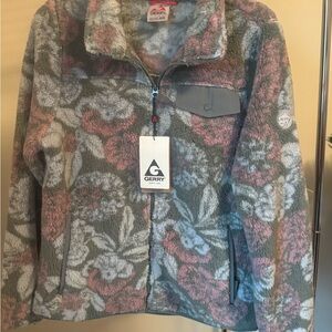 Gerry Agavegreen Multicolor Fleece Jacket NWT